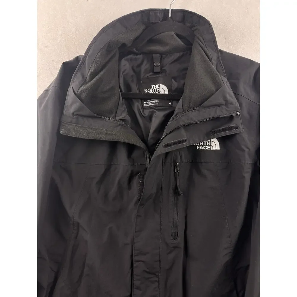 The North Face Hyvent Shell Jacket LG Black Waterproof Hiking